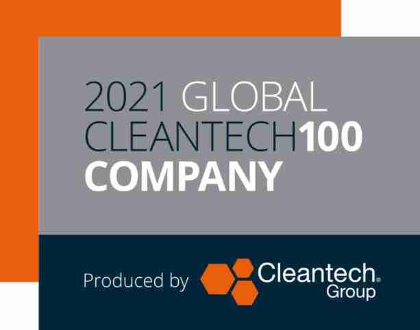 Cleantech 100 winner - banner